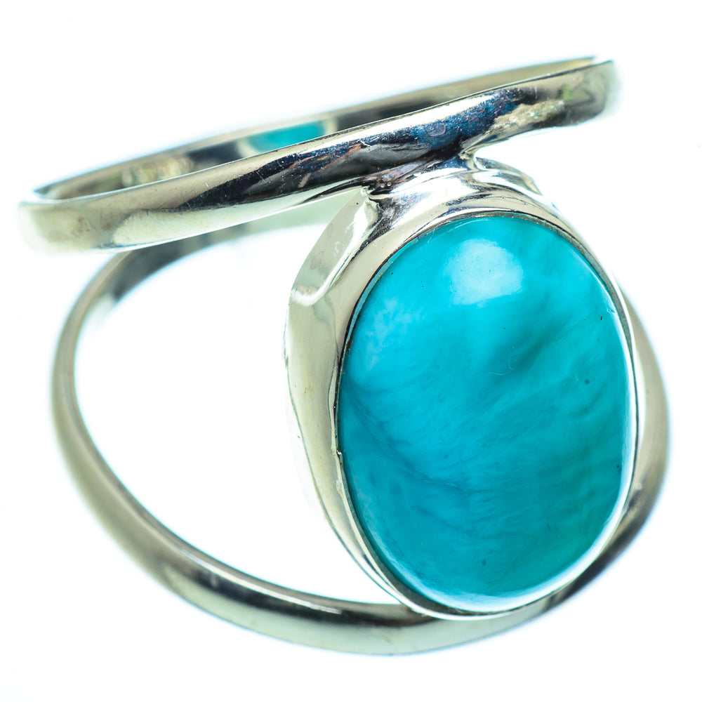 Larimar Rings handcrafted by Anasilvercos - RING40667