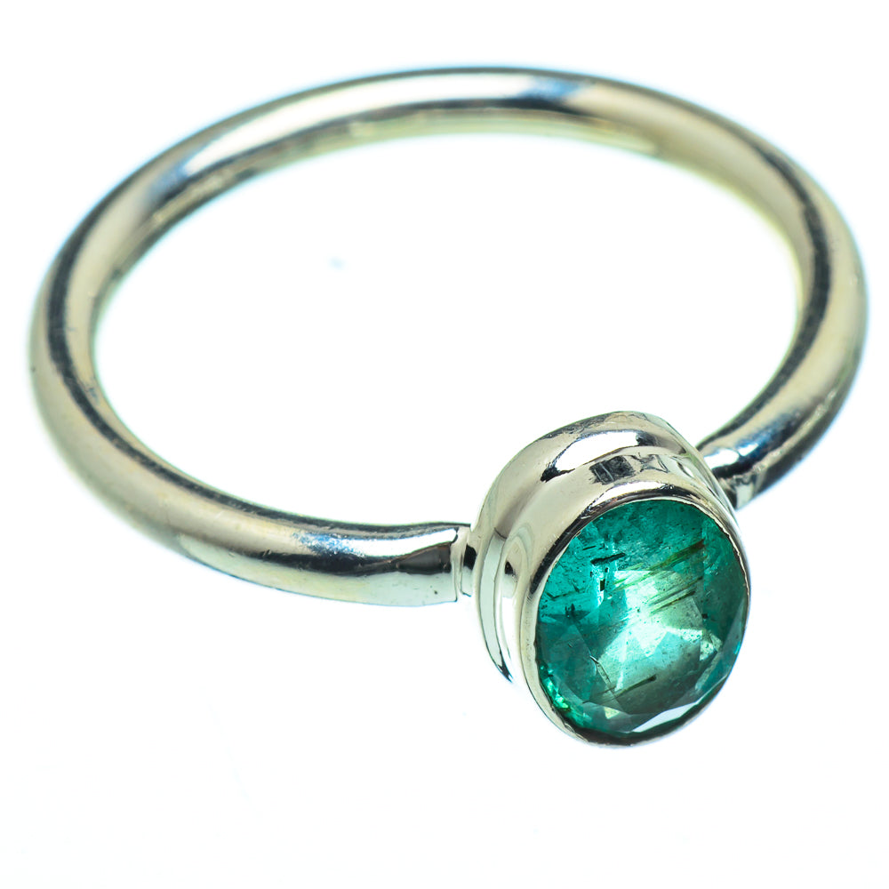 Zambian Emerald Rings handcrafted by Anasilvercos - RING40676