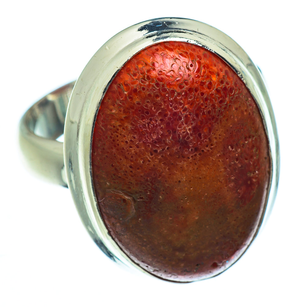 Sponge Coral Rings handcrafted by Anasilvercos - RING40721