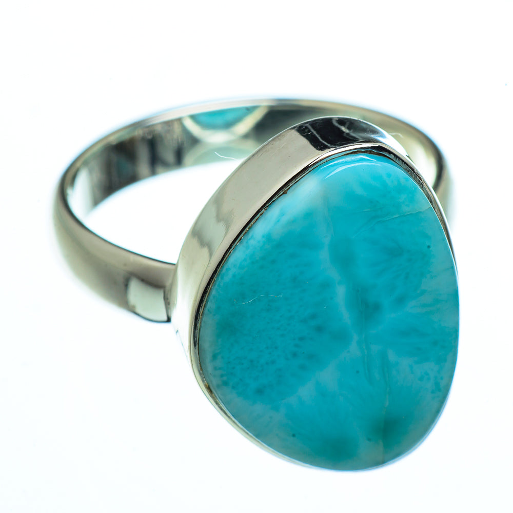 Larimar Rings handcrafted by Anasilvercos - RING40781