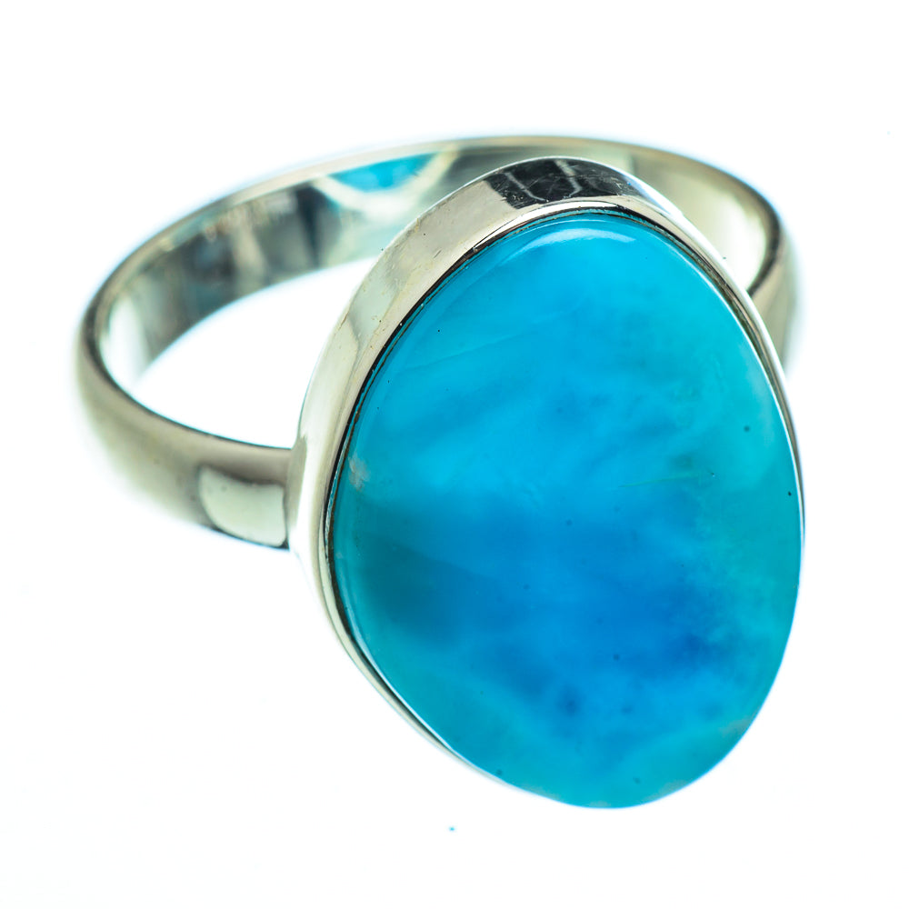 Larimar Rings handcrafted by Anasilvercos - RING41008