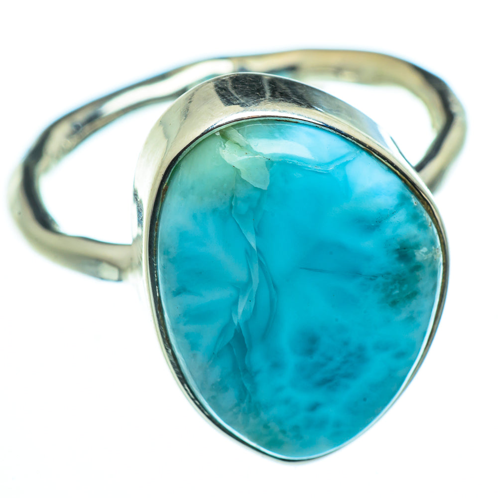 Larimar Rings handcrafted by Anasilvercos - RING41076