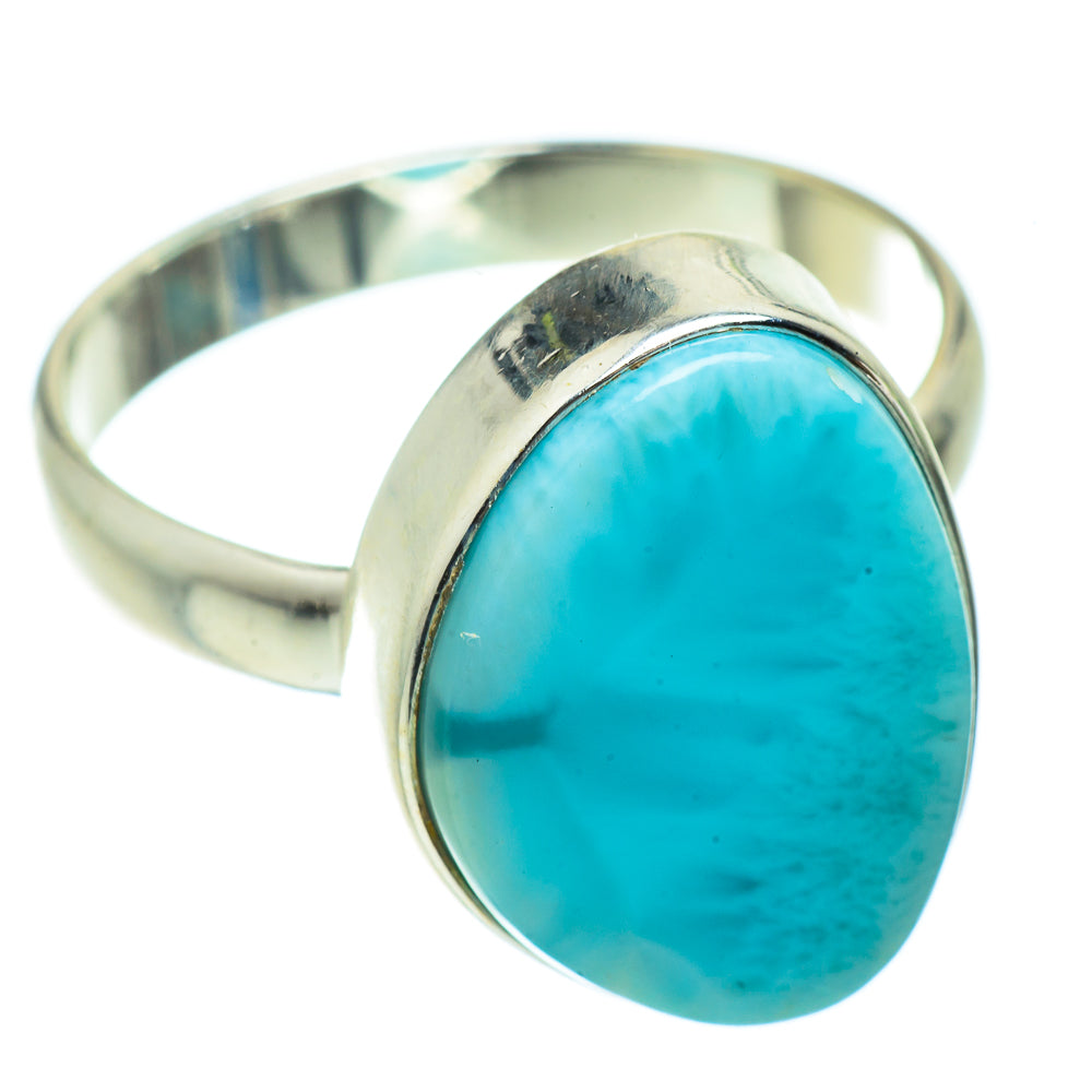 Larimar Rings handcrafted by Anasilvercos - RING41188