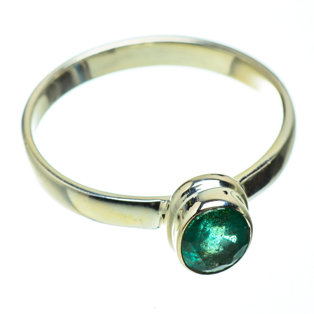 Zambian Emerald Rings handcrafted by Anasilvercos - RING41194