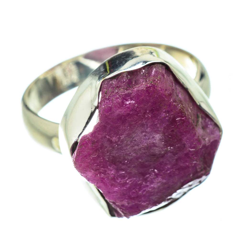 Ruby Fuchsite Rings handcrafted by Anasilvercos - RING41237