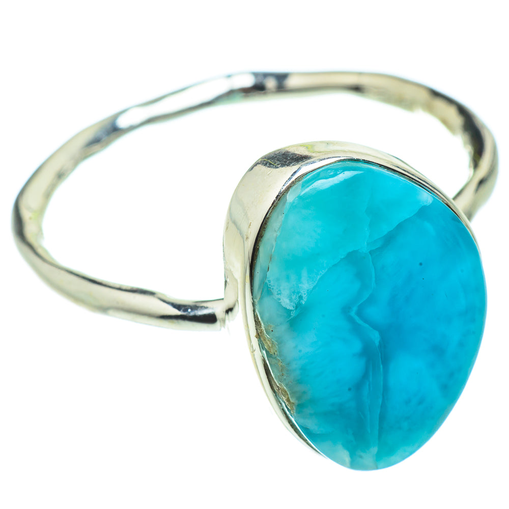 Larimar Rings handcrafted by Anasilvercos - RING41253