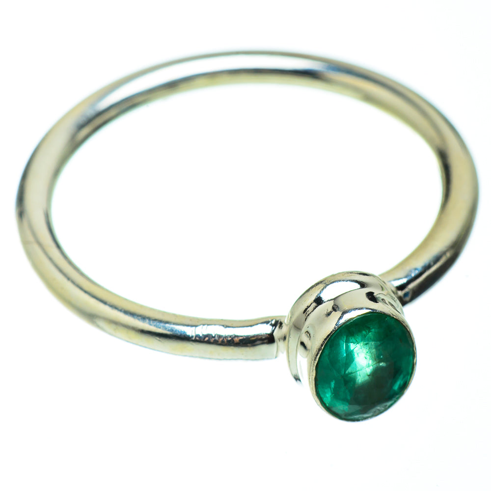 Zambian Emerald Rings handcrafted by Anasilvercos - RING41263