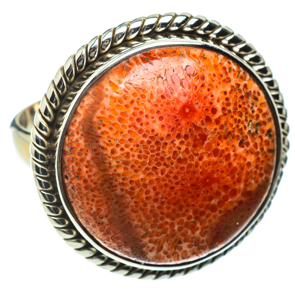 Sponge Coral Rings handcrafted by Anasilvercos - RING41269