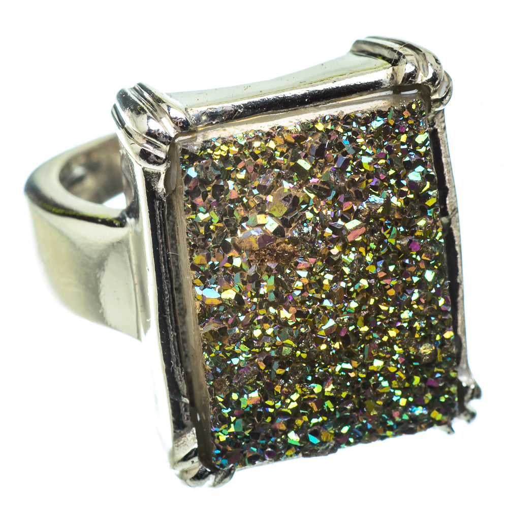 Titanium Druzy Rings handcrafted by Anasilvercos - RING41281