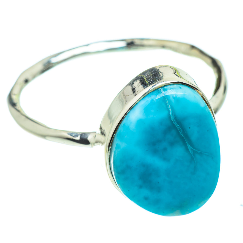 Larimar Rings handcrafted by Anasilvercos - RING41287