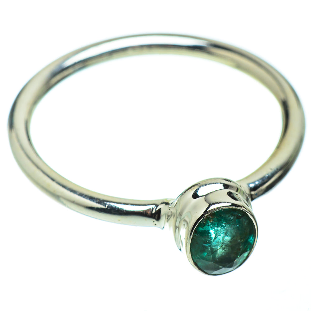 Zambian Emerald Rings handcrafted by Anasilvercos - RING41297