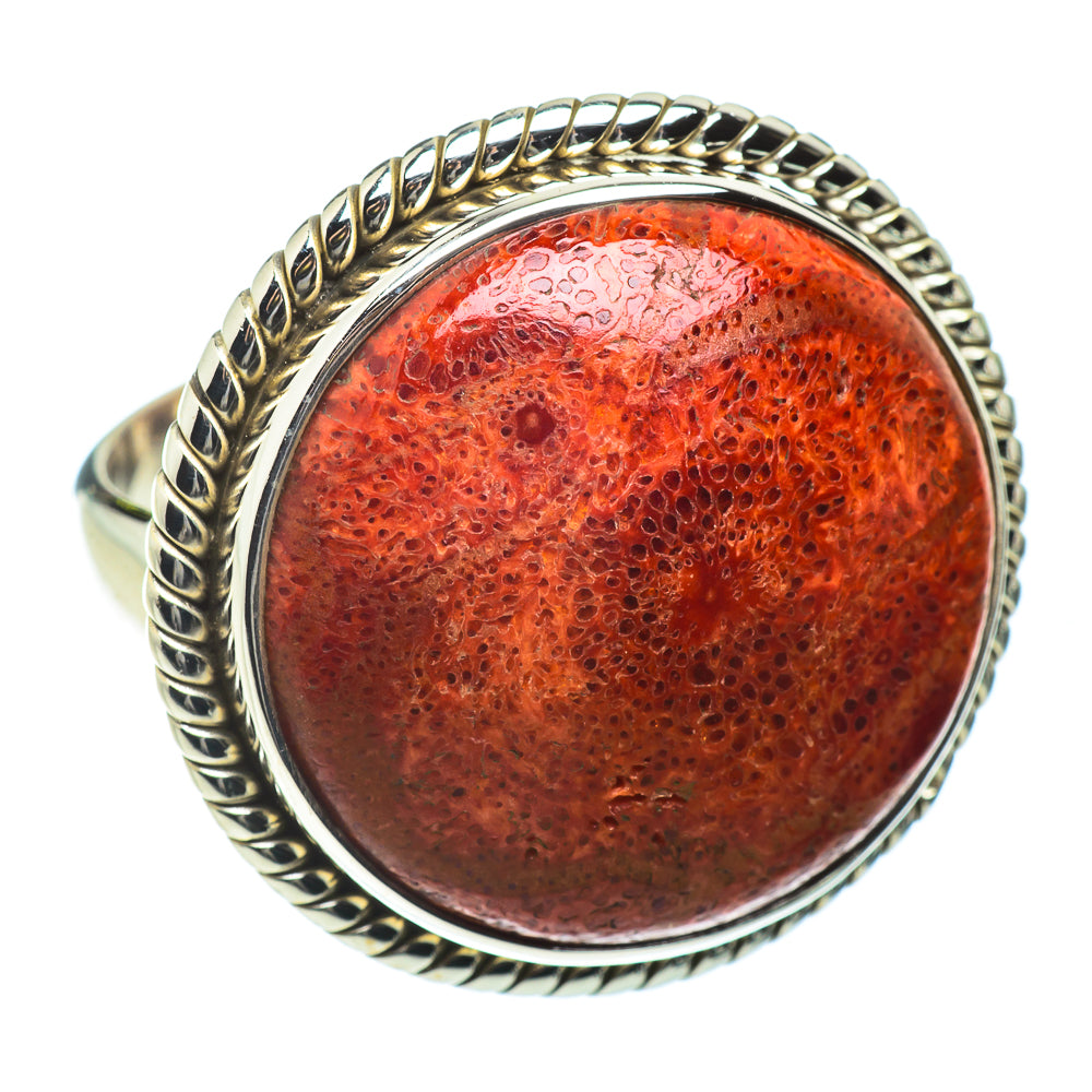 Sponge Coral Rings handcrafted by Anasilvercos - RING41303