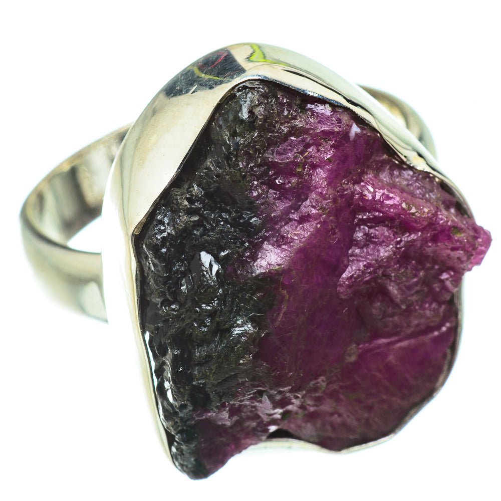 Ruby Zoisite Rings handcrafted by Anasilvercos - RING41306