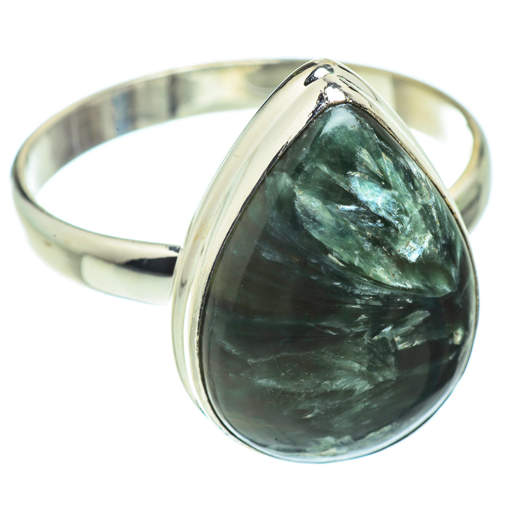 Seraphinite Rings handcrafted by Anasilvercos - RING41329