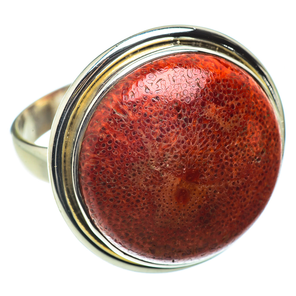 Sponge Coral Rings handcrafted by Anasilvercos - RING41332