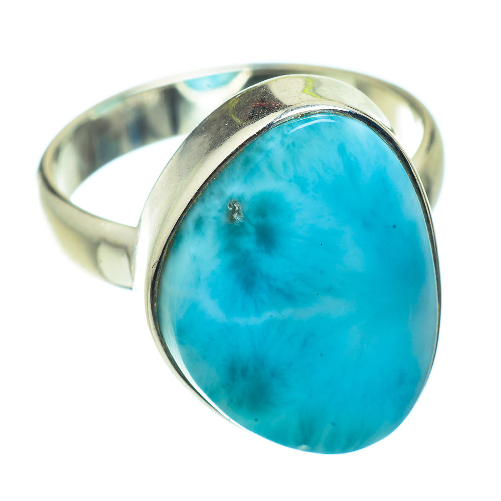 Larimar Rings handcrafted by Anasilvercos - RING41350