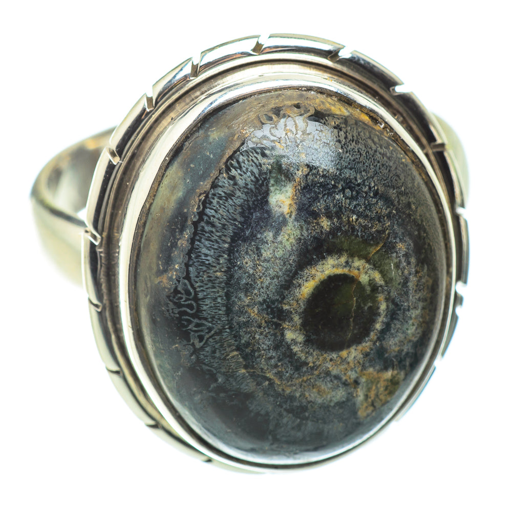 Kambaba Jasper Rings handcrafted by Anasilvercos - RING41394