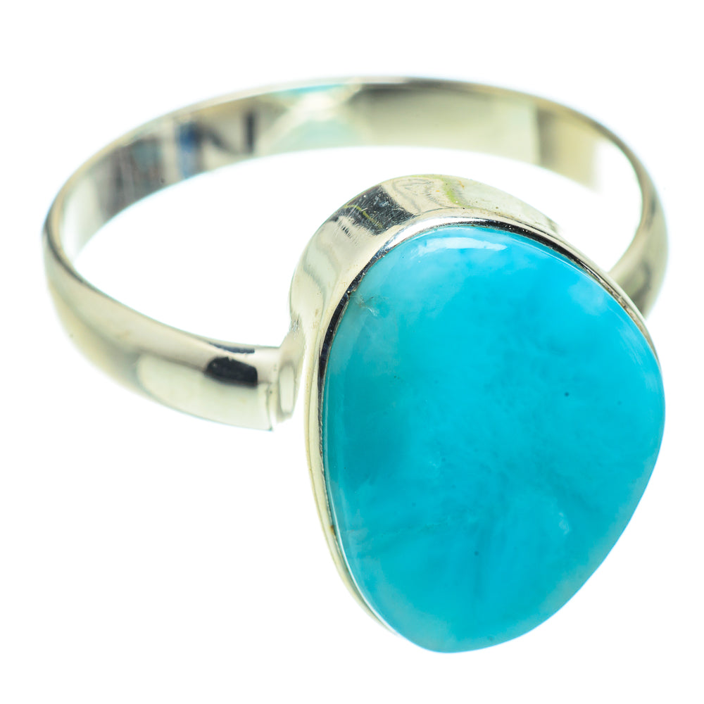 Larimar Rings handcrafted by Anasilvercos - RING41404