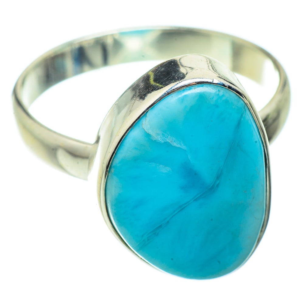 Larimar Rings handcrafted by Anasilvercos - RING41486