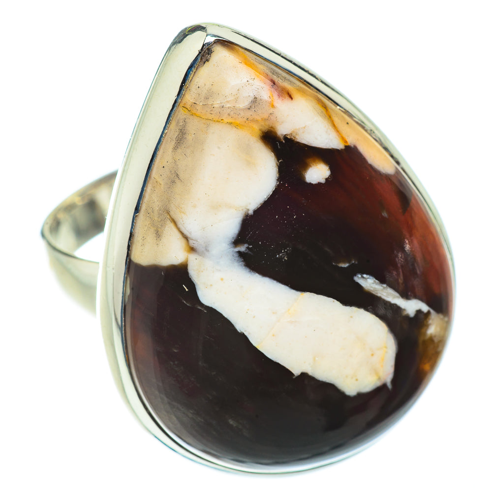 Peanut Wood Jasper Rings handcrafted by Anasilvercos - RING41538