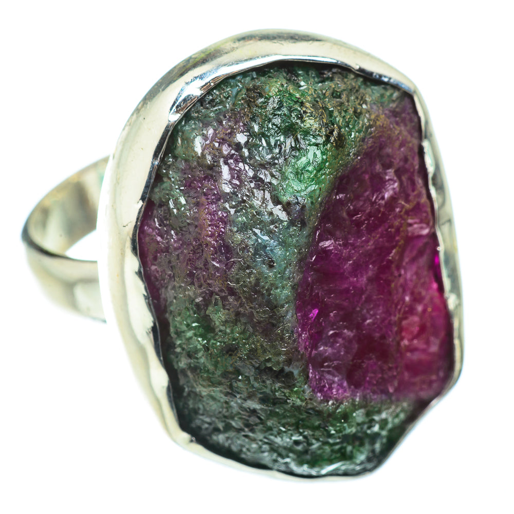 Ruby Zoisite Rings handcrafted by Anasilvercos - RING41564
