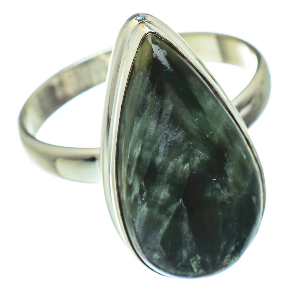 Seraphinite Rings handcrafted by Anasilvercos - RING41591