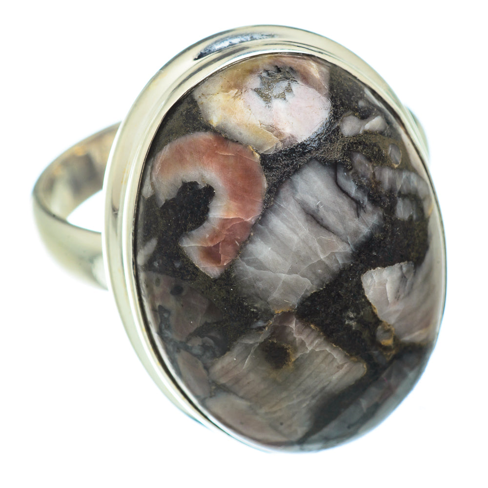 Crinoid Fossil Rings handcrafted by Anasilvercos - RING41594