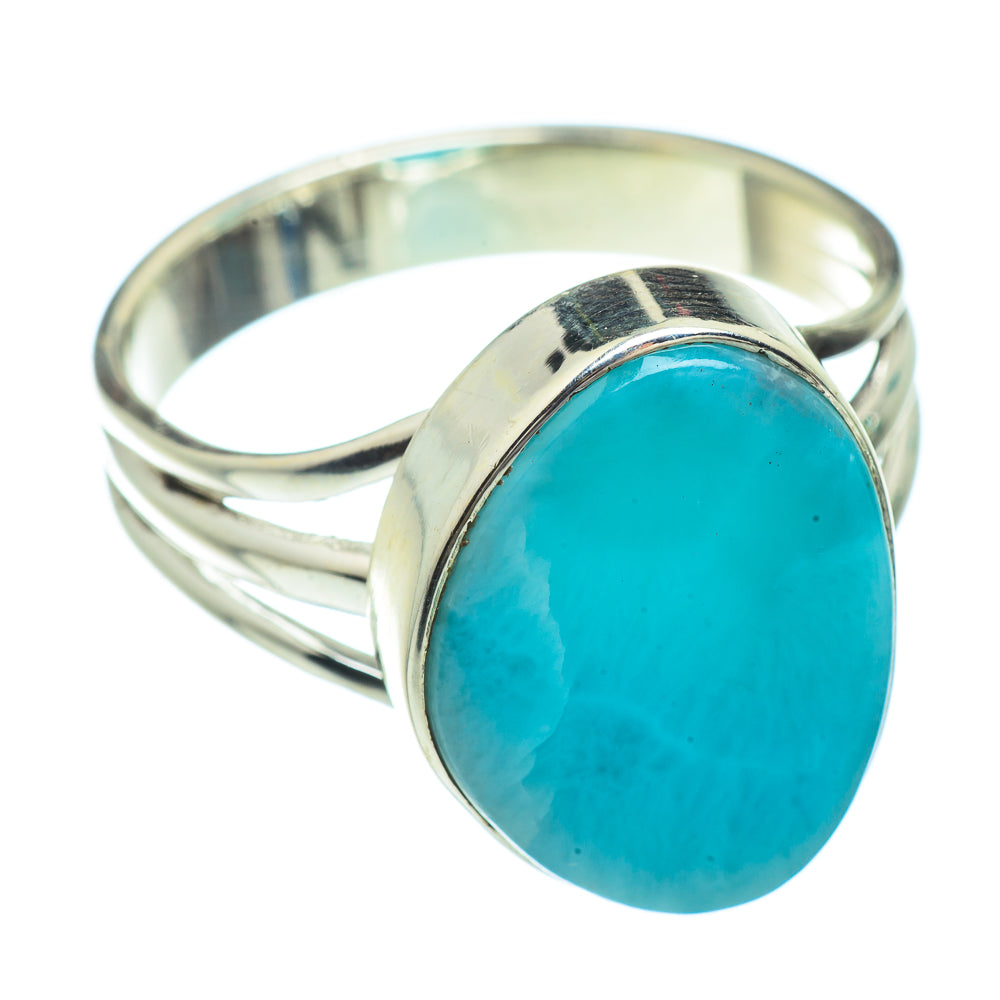 Larimar Rings handcrafted by Anasilvercos - RING41614