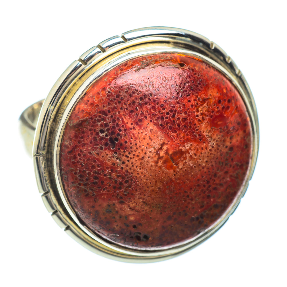 Sponge Coral Rings handcrafted by Anasilvercos - RING41633