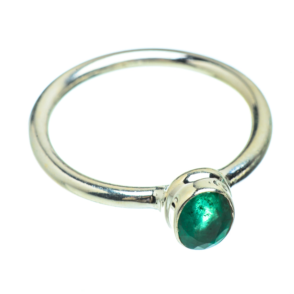 Zambian Emerald Rings handcrafted by Anasilvercos - RING41659