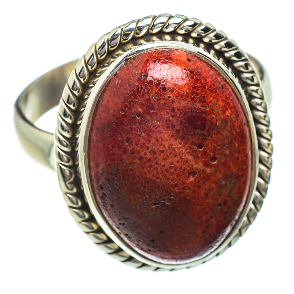 Sponge Coral Rings handcrafted by Anasilvercos - RING41667