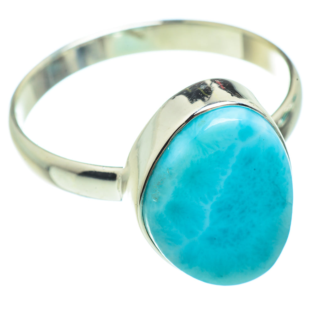 Larimar Rings handcrafted by Anasilvercos - RING41718