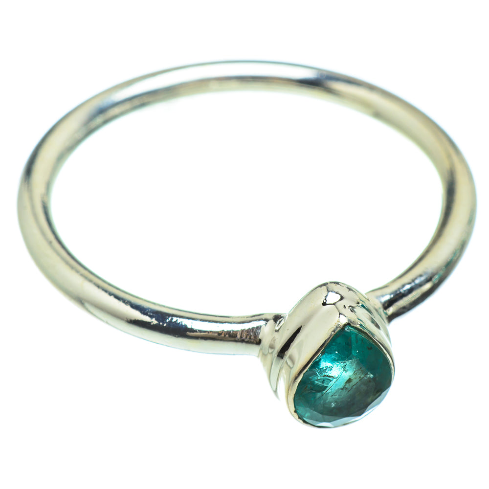 Zambian Emerald Rings handcrafted by Anasilvercos - RING41762