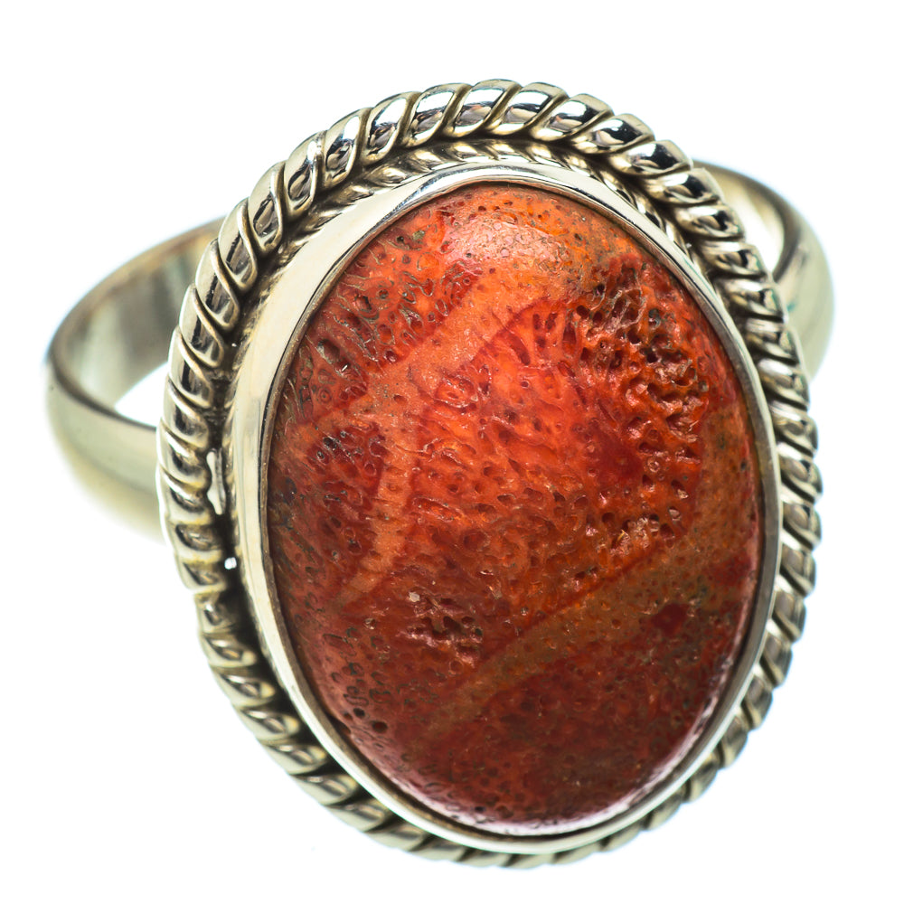 Sponge Coral Rings handcrafted by Anasilvercos - RING41769