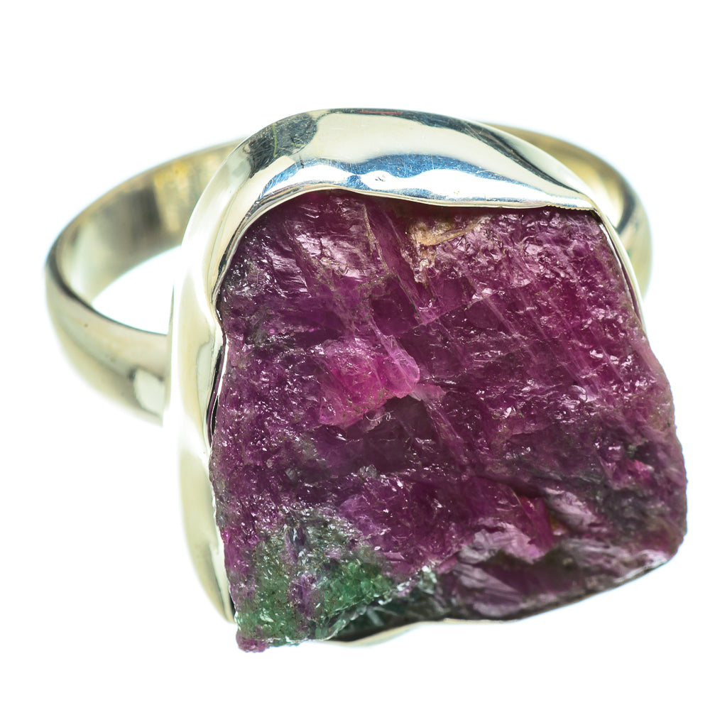 Ruby Zoisite Rings handcrafted by Anasilvercos - RING41840