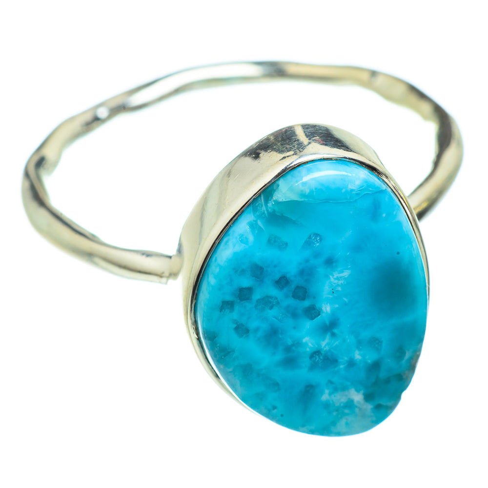 Larimar Rings handcrafted by Anasilvercos - RING41846