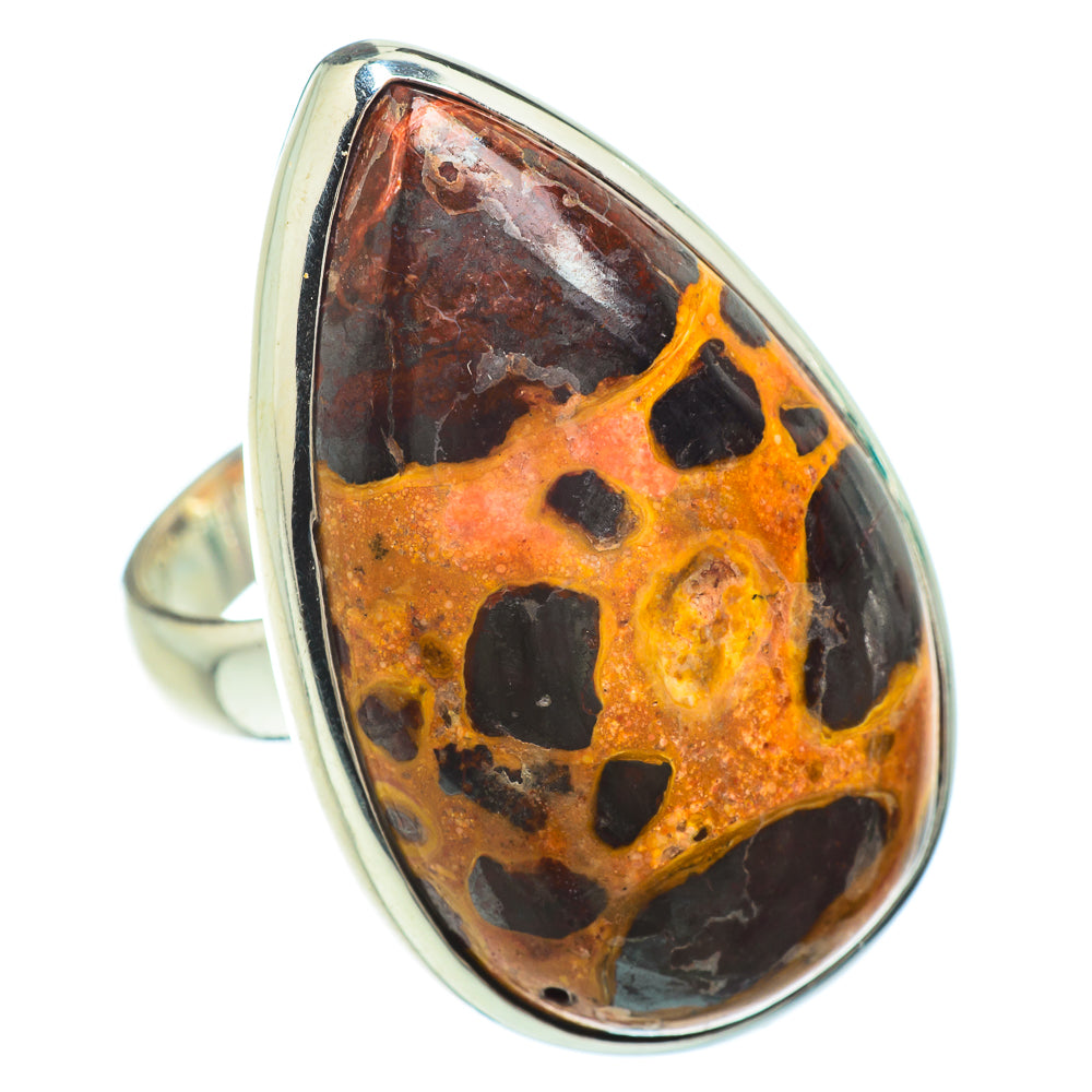 Chert Breccia Rings handcrafted by Anasilvercos - RING41946 - Photo 2