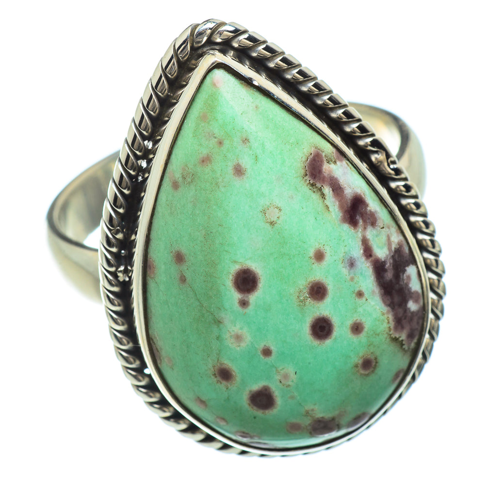 Chrysoprase Rings handcrafted by Anasilvercos - RING41986