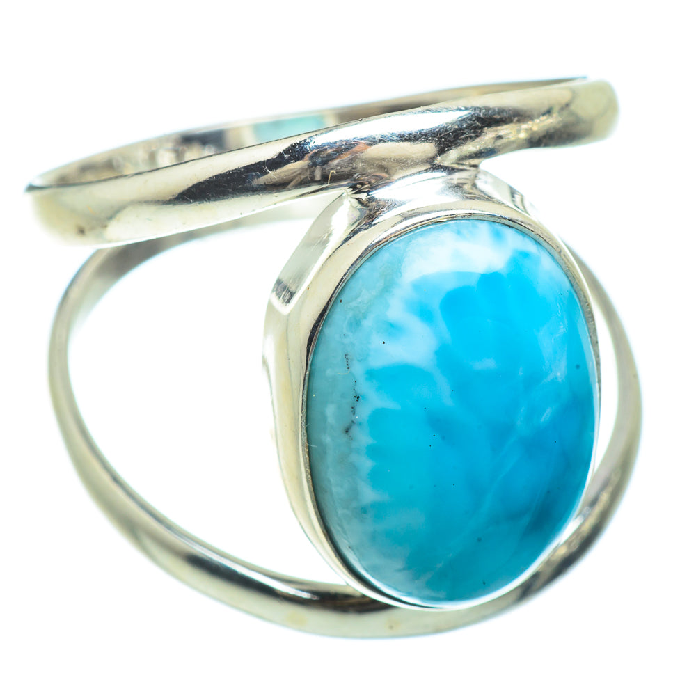 Larimar Rings handcrafted by Anasilvercos - RING42089
