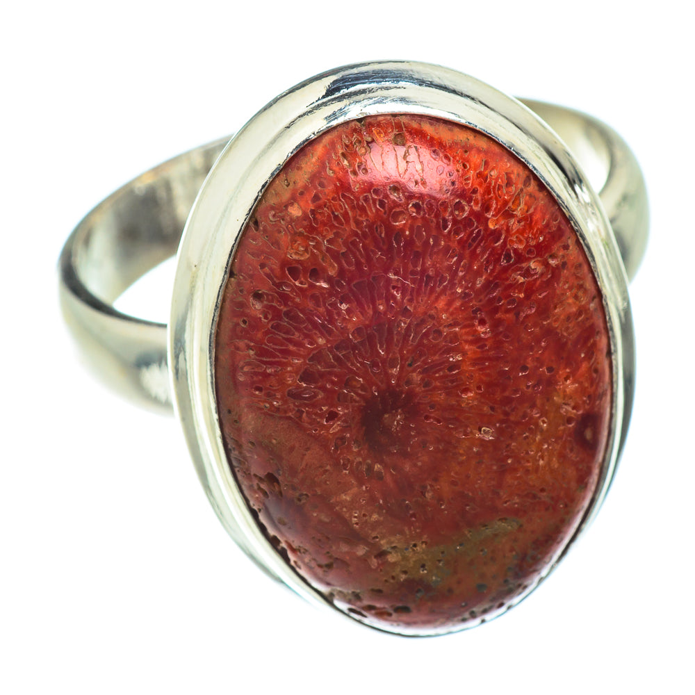 Sponge Coral Rings handcrafted by Anasilvercos - RING42102