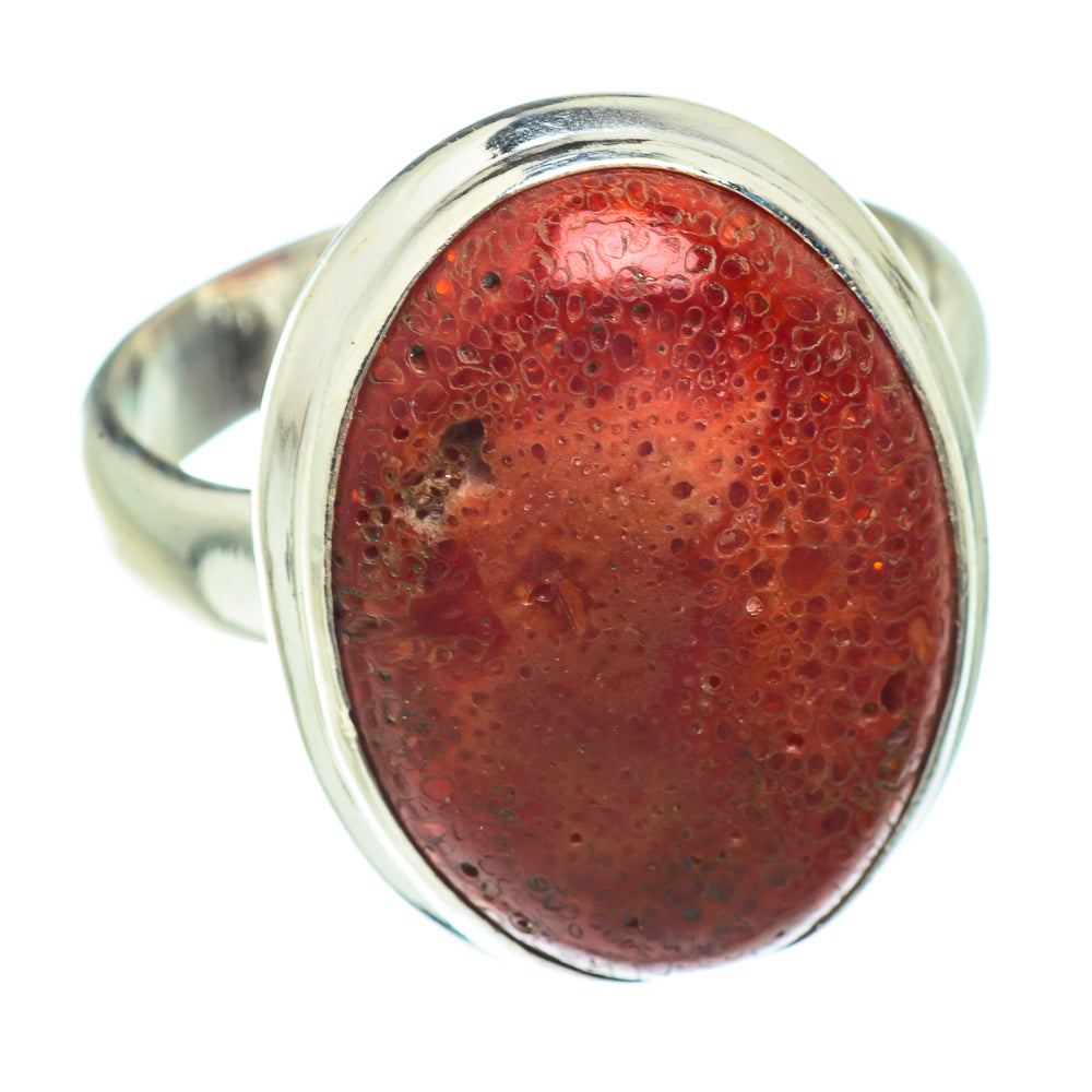 Sponge Coral Rings handcrafted by Anasilvercos - RING42137