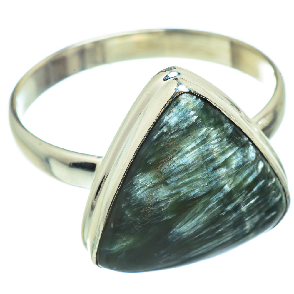Seraphinite Rings handcrafted by Anasilvercos - RING42162