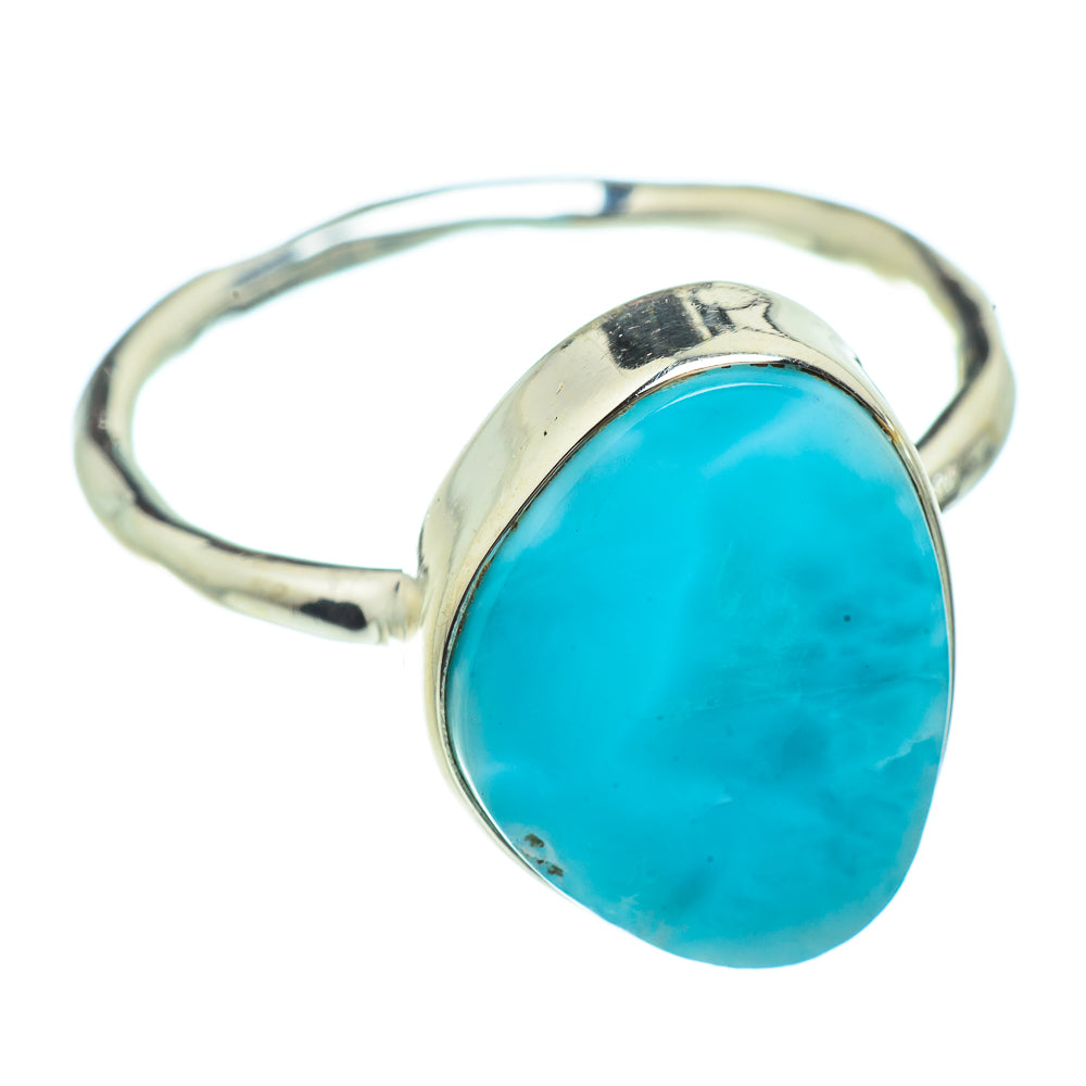 Larimar Rings handcrafted by Anasilvercos - RING42182