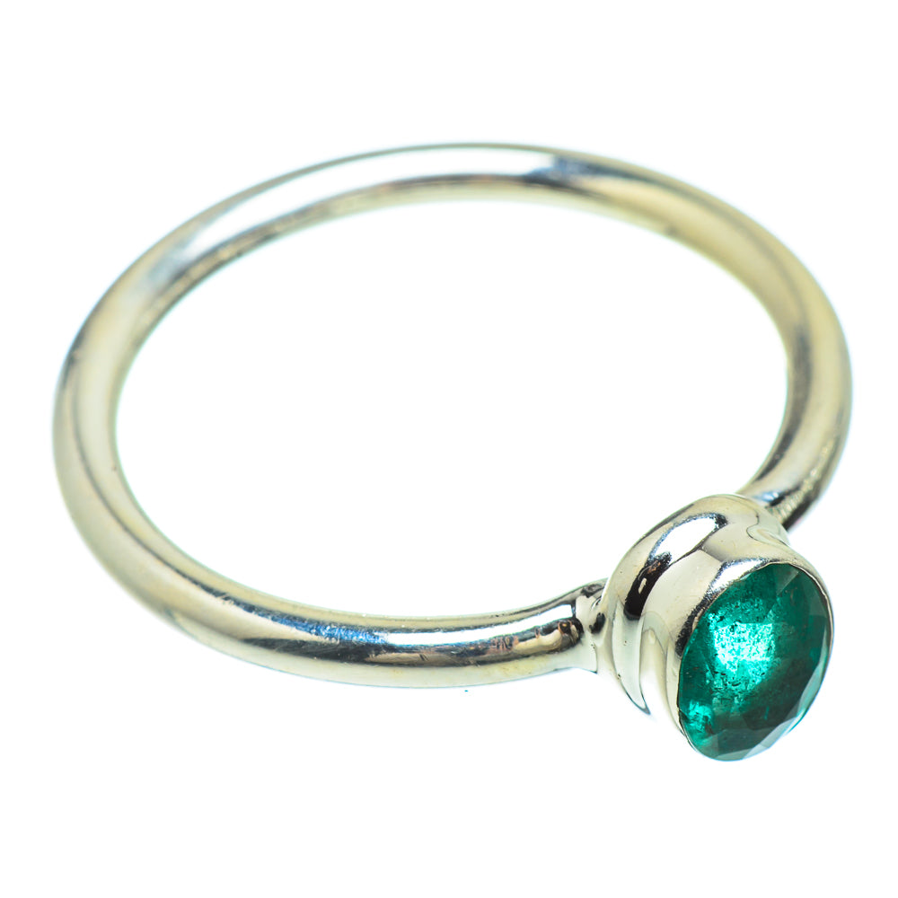 Zambian Emerald Rings handcrafted by Anasilvercos - RING42196