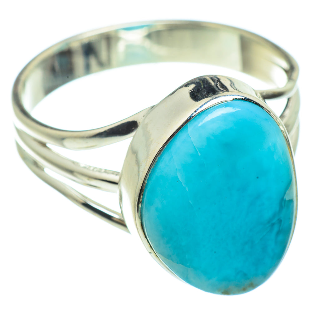 Larimar Rings handcrafted by Anasilvercos - RING42214