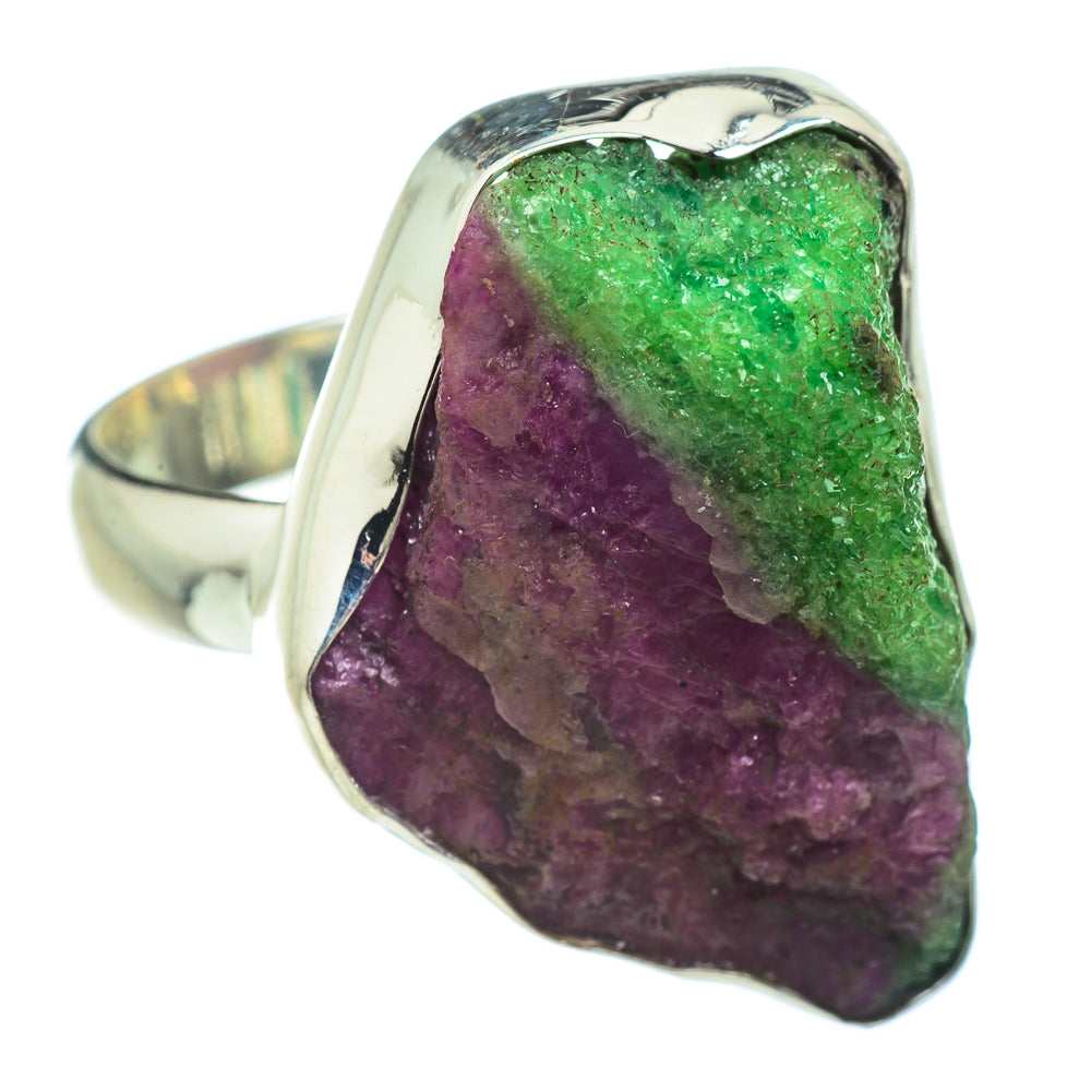 Ruby Zoisite Rings handcrafted by Anasilvercos - RING42240