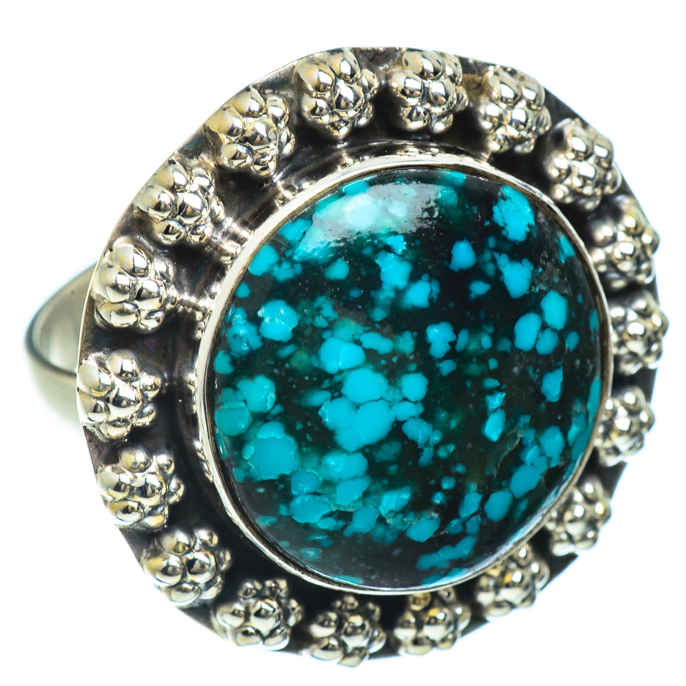 Tibetan Turquoise Rings handcrafted by Anasilvercos - RING42375