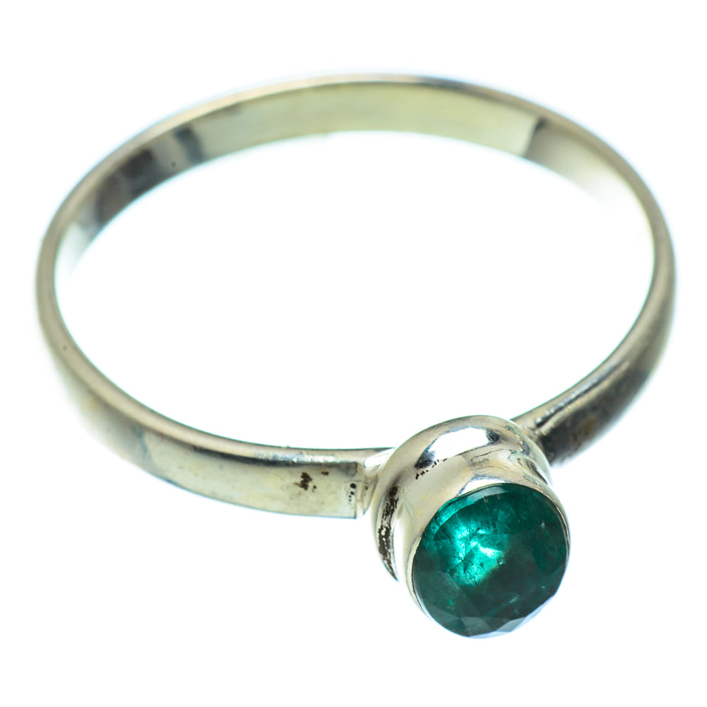 Zambian Emerald Rings handcrafted by Anasilvercos - RING42428