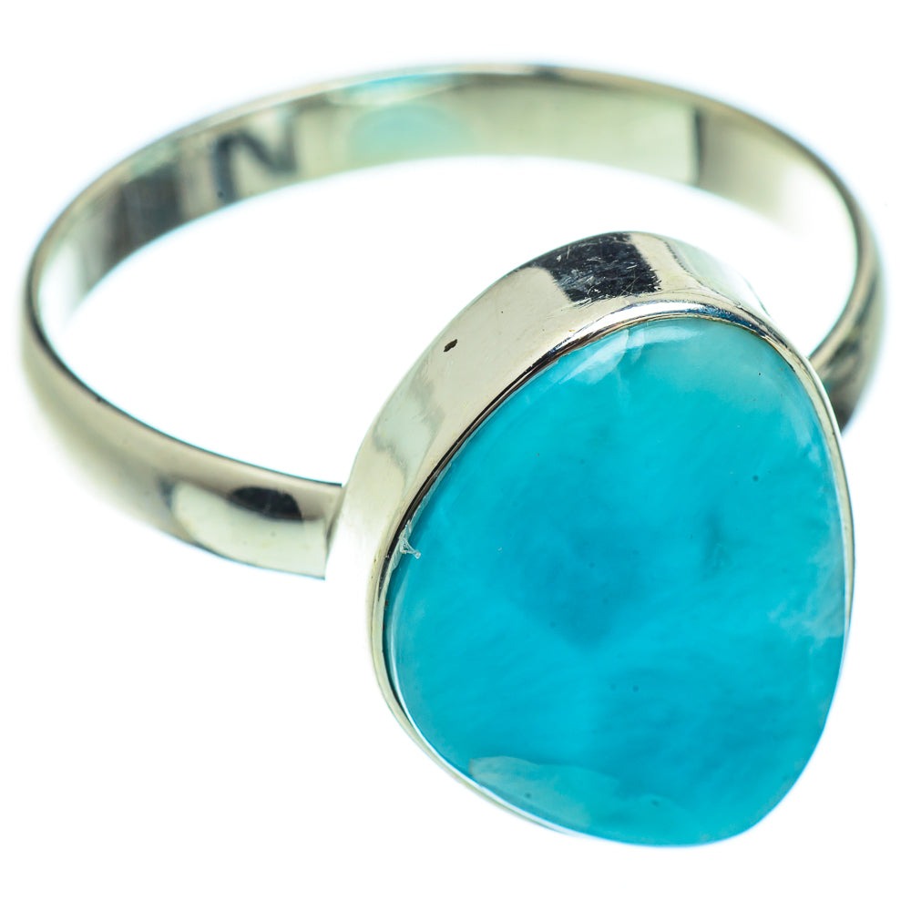Larimar Rings handcrafted by Anasilvercos - RING42569