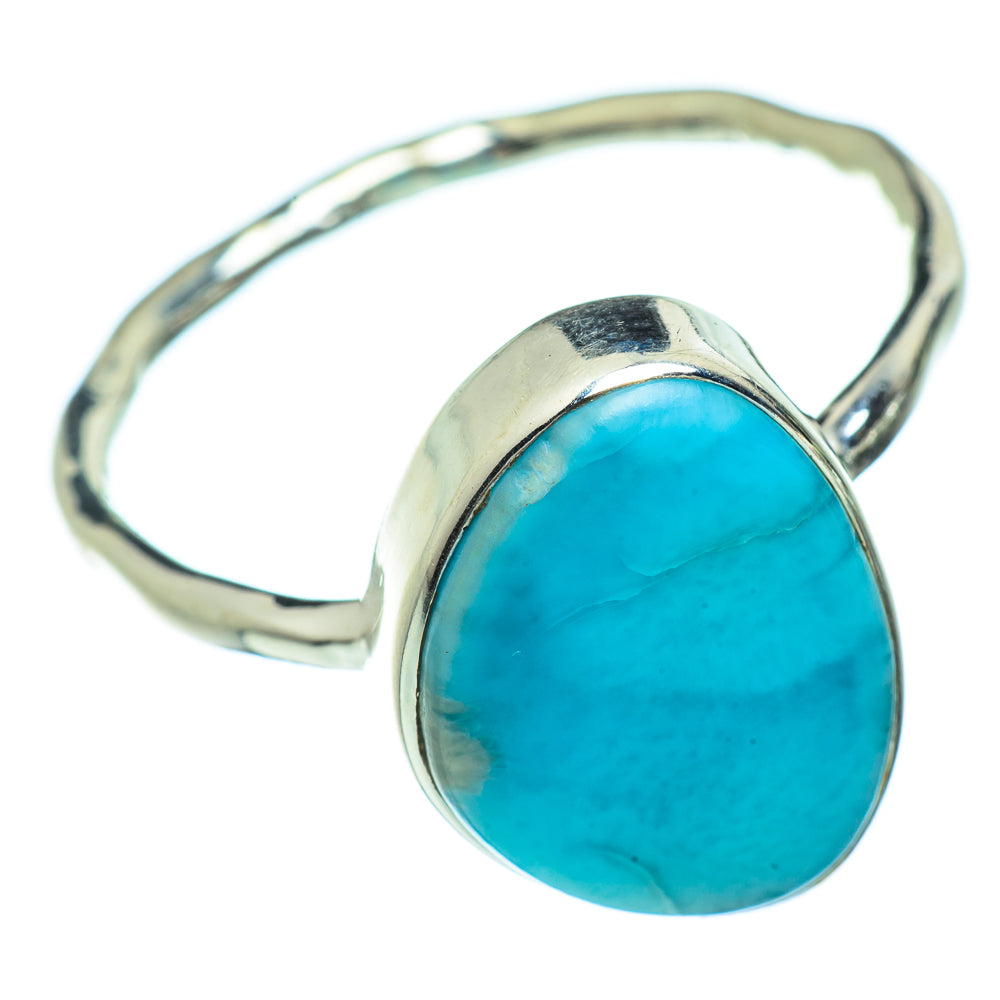 Larimar Rings handcrafted by Anasilvercos - RING42608
